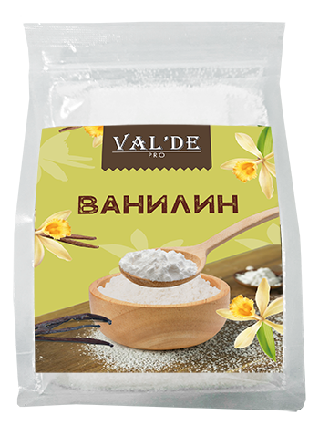 Ванильный сахар Valde, 0,5кг, 10шт/упак