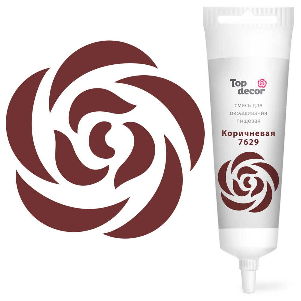 Смесь д/окраш.пищ.продукт.жидк. Коричневая 100г hk79231