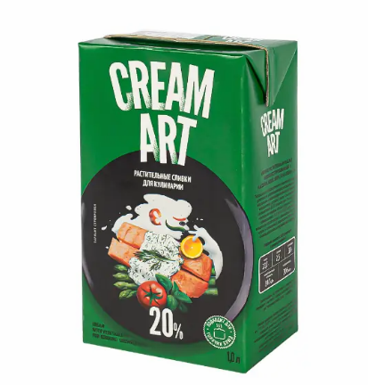 Крем на растит.маслах "CREAMART" 20% (1л)