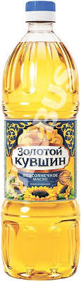 Масло подсолнечное рафинированное дез. 1л Золотой кувшин (15шт/уп)