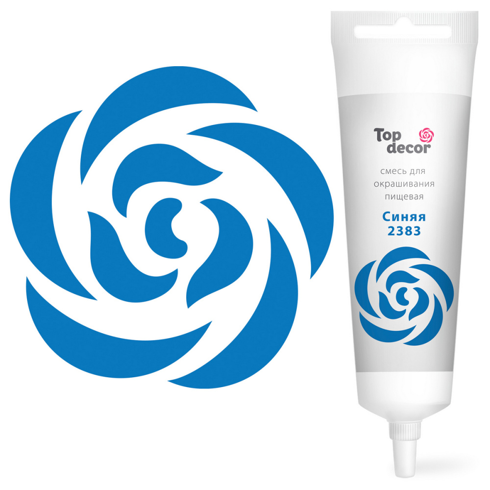 Смесь д/окраш.пищ.продукт. жидк. Синяя 100г hk69416