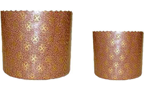 Форма бумаж.КУЛИЧ Р70/60 Золотой цветок (короб 2000 шт.) 100шт/туба
