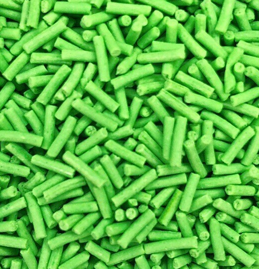 Посыпка декоративная Профи-Декор вермишель цветная (зеленая) 4 кг/кор