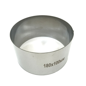 Форма для выпечки метал. КОЛЬЦО D 180/H 100мм 30107