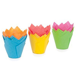 Форма бумаж.TULIP160/50 микс (короб 2400 шт.)