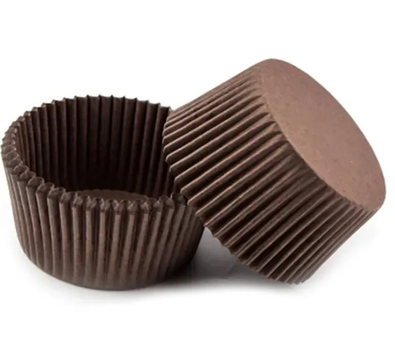 Капсула бумажная круглая № 7 коричневая (короб 2000шт.) 66077