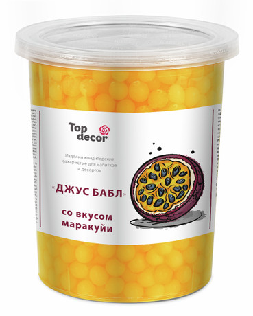 Изд.конд.сахар."ДЖУС БАБЛ" вкус маракуйи 1кг. 85399