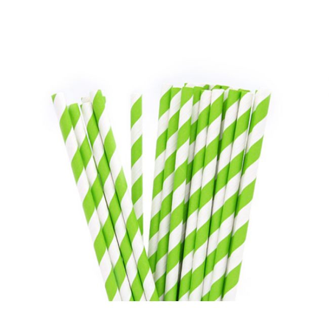 Трубочки бумажные для кондит.изд. Зелёные, d6мм, 50шт 65962