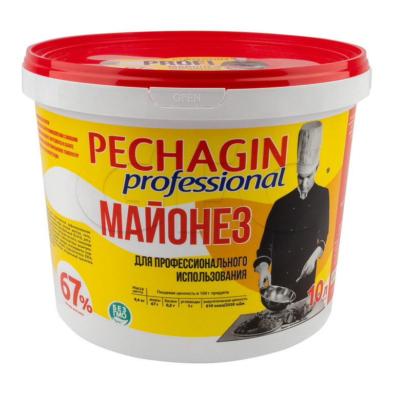 Майонез Pechagin Professional Profi 67%, ведро 10л