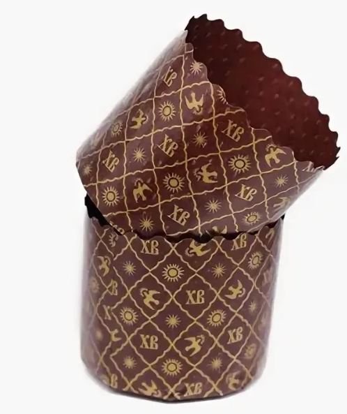 Форма бумажная ПИОНЫ d70хh85мм (2400шт) 120шт/туба