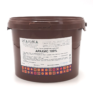 Паста десертная Арахис (ведро 2,5 кг.) 72304