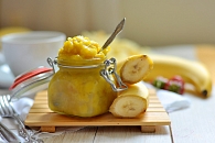Начинка кондит. термостабил.  со вкусом банана  коробка 15кг