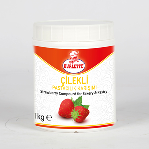 Паста вкусоароматическая ОВАЛЕТТ клубника (банка 1 кг.) K013005