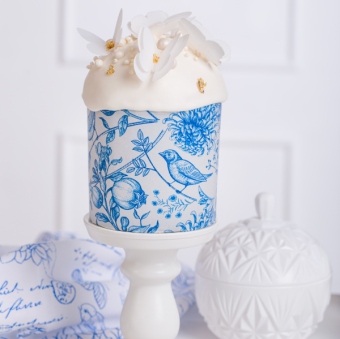 Вафельные бабочки двухсторонние белые 180шт tp100553