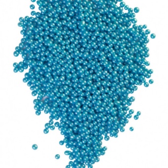 Драже зерновое взорванные зерна риса в кондитерской глазури (Голубой жемчуг) №206